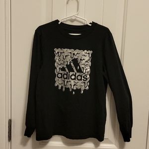 Black, Adidas, long sleeve, size 6